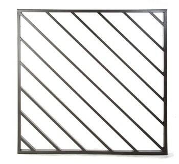reja para ventana diagonal
